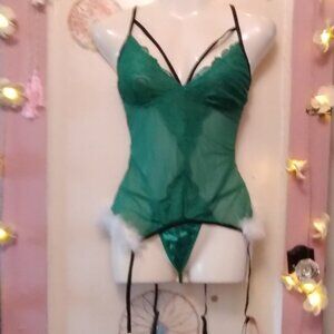 Avidlove (XL) Emerald Elf Lingerie Set